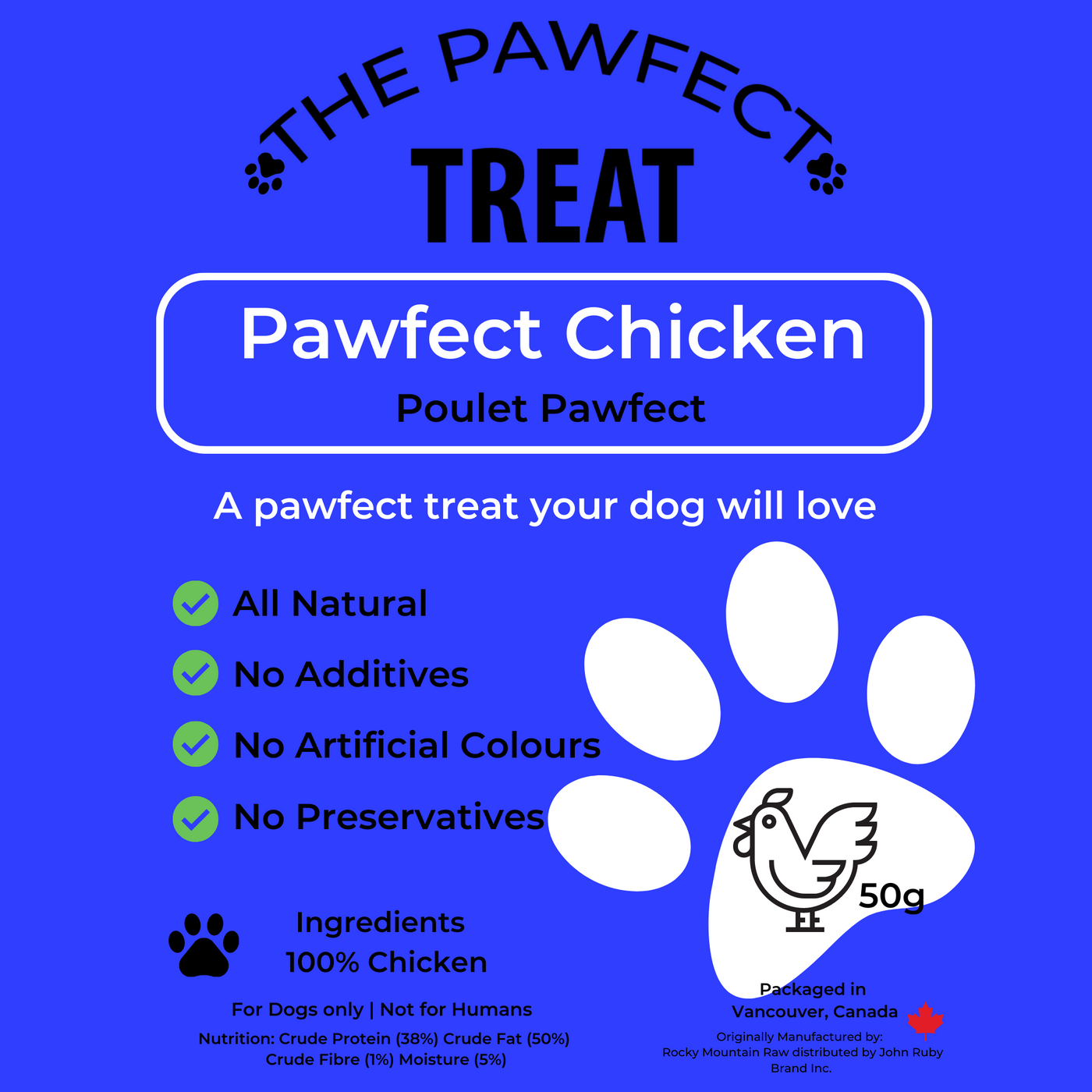 Pawfect Chicken (50g)