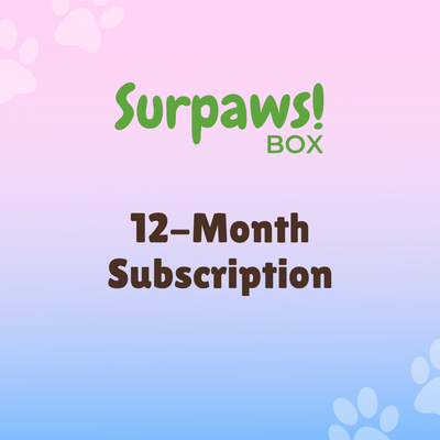 12 month Surpaws Box Subscription
