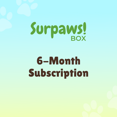 6 month Surpaws Box Subscription